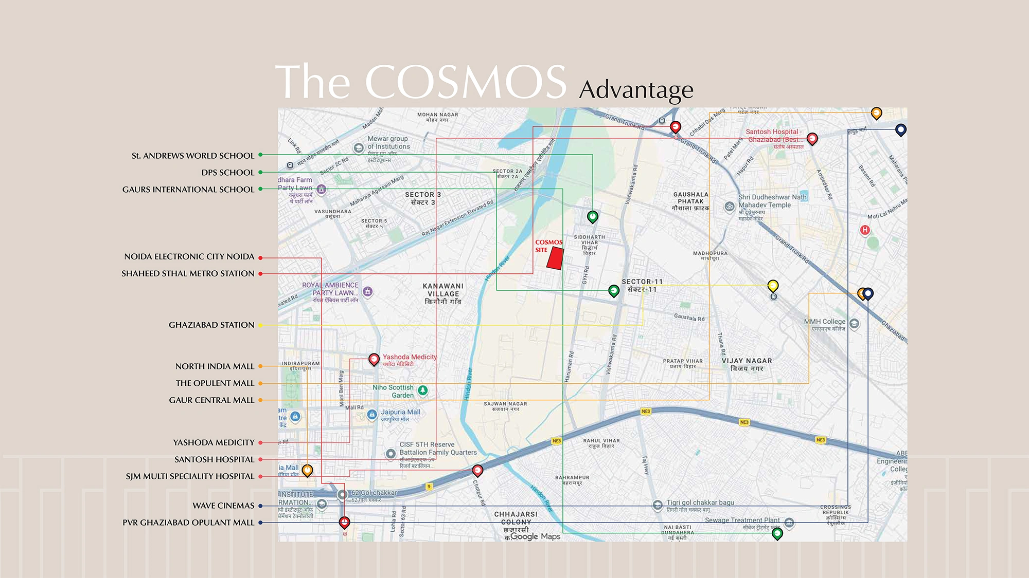 Location Map Infrastructure Mock