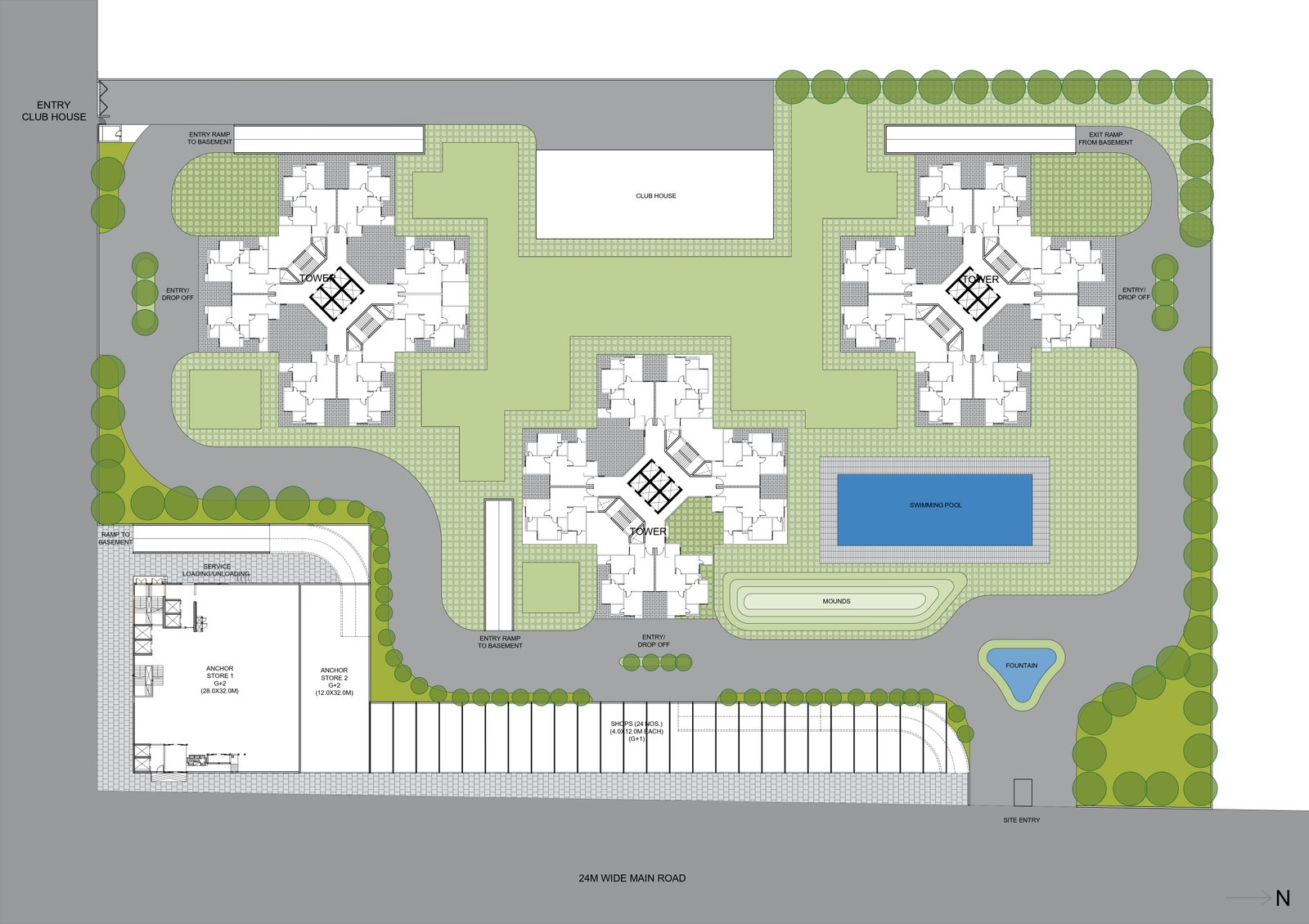 AU Cosmos Corner Siddharth Vihar - Comprehensive Unlocked Master Plan Layout Map